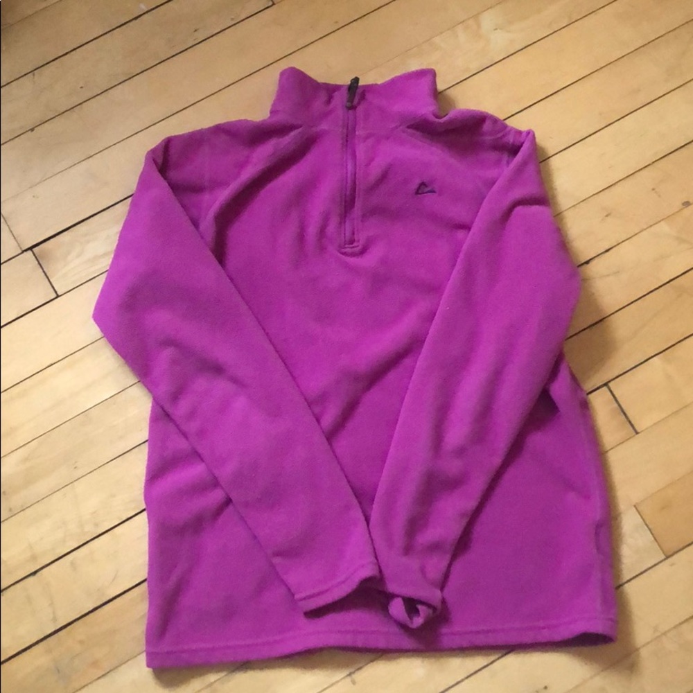 purple sweater